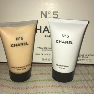 Chanel bath gel and body cream